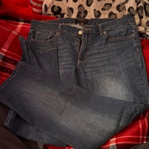 Banana Republic Dark Blue Straight Leg Jeans